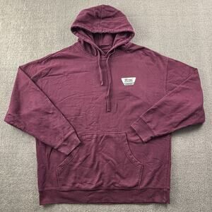 Brixton Hoodie Adult Extra Large Red Long Sleeve Sweater Sweatshirt Casual Men's